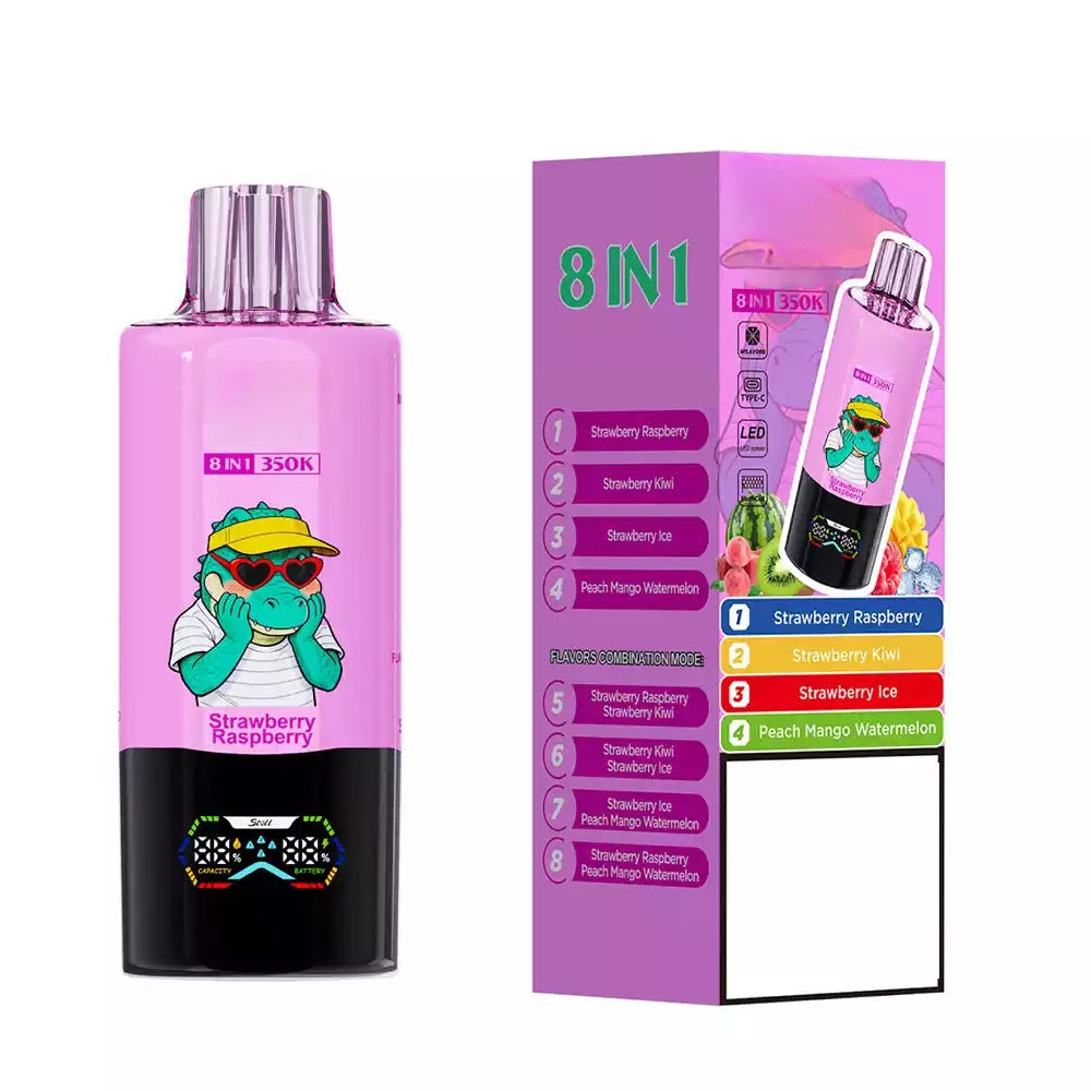 Puff 350000 Strawberry Raspberry - Strawberry Kiwi - Strawberry Ice - Peach Mango Watermelon