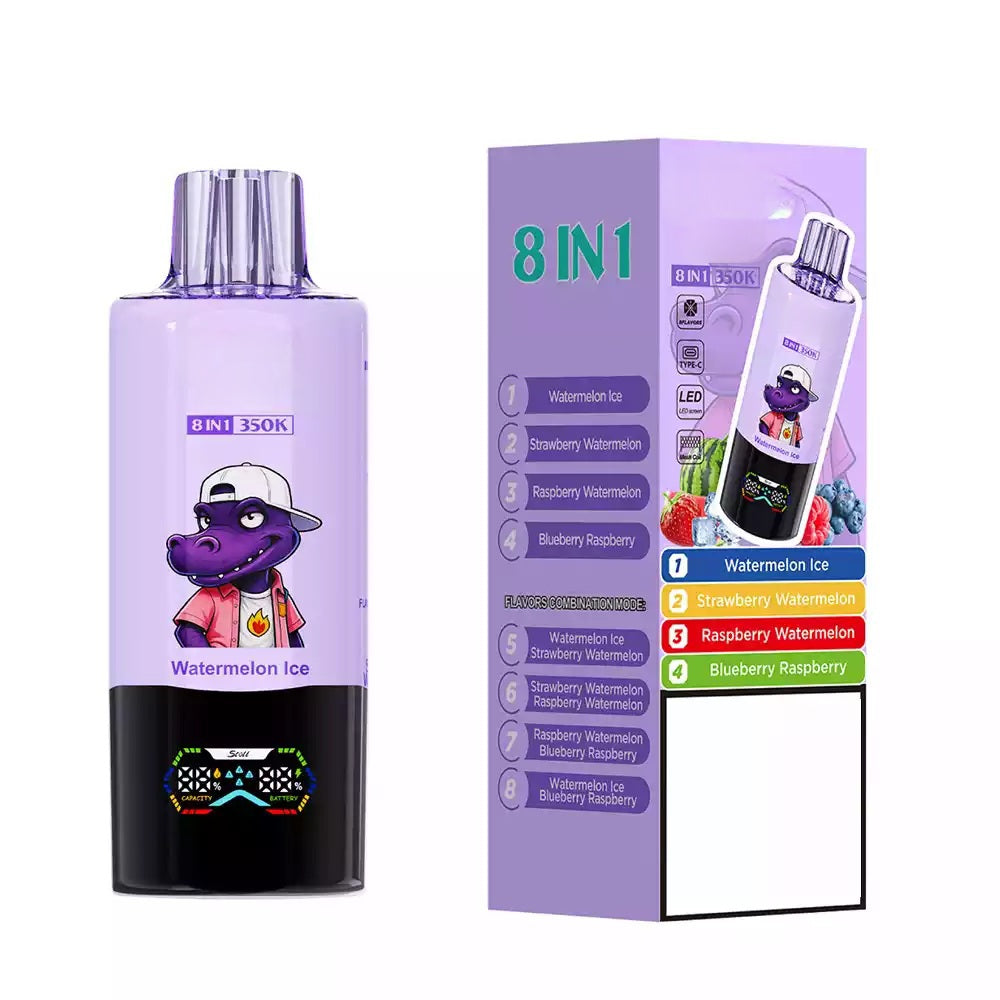 Puff 350000 Watermelon Ice - Strawberry Watermelon - Raspberry Watermelon - Blueberry Raspberry