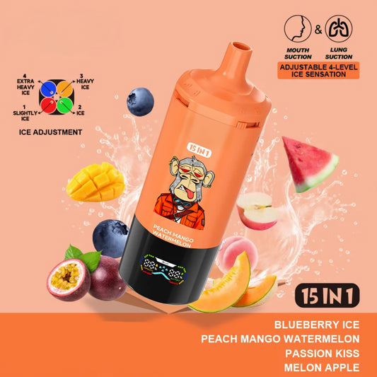 Puff 450000  Blueberry Ice - Peach Mango Watermelon - Passion Kiss - Melon Apple