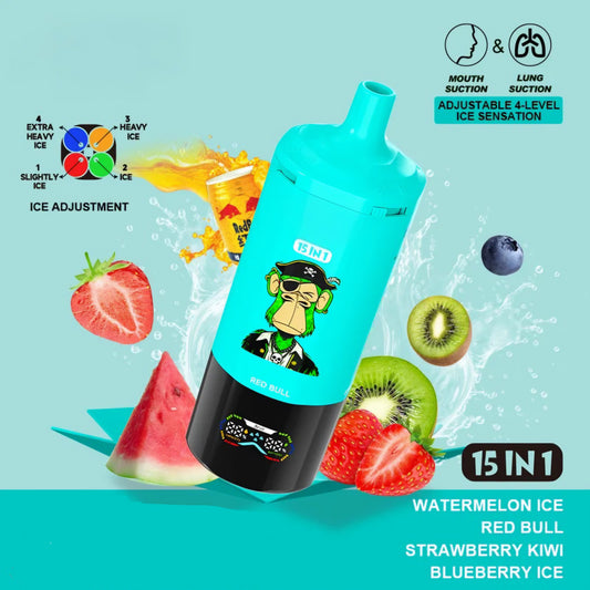 Puff 450000  Watermelon Ice - Red Bull - Strawberry Kiwi - Blueberry Ice