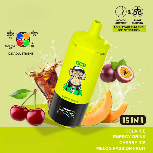 Puff 450000  Cola Ice - Energy Drink - Cherry Ice - Melon Passion Fruit