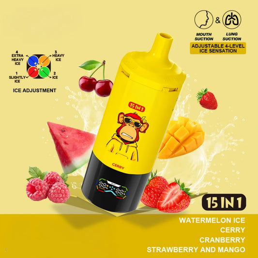 Puff 450000  Watermelon Ice - Cherry - Cranberry - Strawberry And Mango