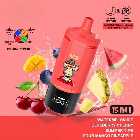 Puff 450000  Watermelon Ice - Blueberry Cherry - Summer Time - Sour Mango Pineapple